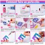 ZOPALY 192 Pcs Kit Résine Epoxy Complet avec Alphabet et Les Chiffres Moule pour Portes Clés, Fabrication de Bijoux, avec Colora