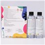 ZOPALY 192 Pcs Kit Résine Epoxy Complet avec Alphabet et Les Chiffres Moule pour Portes Clés, Fabrication de Bijoux, avec Colora