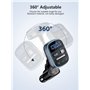 LENCENT Transmetteur FM Bluetooth, Bluetooth 5,0 Lecteur MP3 Adaptateur Radio sans Fil Kit Émetteur FM Voiture Charge Rapide 30W
