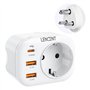 LENCENT Adaptateur de Voyage Europe vers Inde