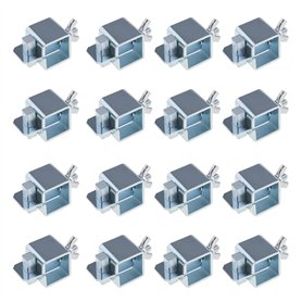 Create idea 16pcs Pinces à Souder Bout à Bout en Acier au Chrome Vanadium 50x25mm pour Réparations de Soudage sur Correctifs dan