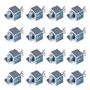 Create idea 16pcs Pinces à Souder Bout à Bout en Acier au Chrome Vanadium 50x25mm pour Réparations de Soudage sur Correctifs dan