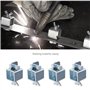 Create idea 16pcs Pinces à Souder Bout à Bout en Acier au Chrome Vanadium 50x25mm pour Réparations de Soudage sur Correctifs dan