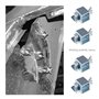 Create idea 16pcs Pinces à Souder Bout à Bout en Acier au Chrome Vanadium 50x25mm pour Réparations de Soudage sur Correctifs dan