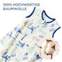 Duomiaomiao Gigoteuse d'été pour bébé 0,5 tog - 100 % coton - Couverture portable unisexe pour nouveau-né de 0 à 6 mois - Dinosa