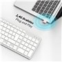 4 GHz - Taille compacte QWERTZ - Disposition allemande avec pavé numérique - Butée silencieuse - Nan