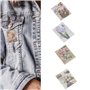 The Lord of the Tools Lot de 50 boutons en bois vintage avec motif floral - 2 trous pour loisirs créatifs, scrapbooking, fabrica