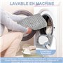 UOHHBOE Coussin Chauffant Couverture Chauffante Électrique 30x60cm Tapis Chauffant Lavable en Machine avec Télécommandes 9 Tempé