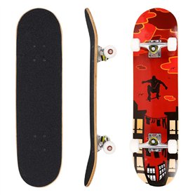 Hikole Skateboard Complet Planche à roulettes en Bois 79x20cm en érable Canadien de 31 Pouces