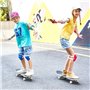 Hikole Skateboard Complet Planche à roulettes en Bois 79x20cm en érable Canadien de 31 Pouces,Roues 86A pour débutants Enfants e