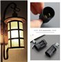 6pcs E14 Bougie Ampoule Titulaire 250V 2A Base de Lampe en Plastique Support de Douille de Lampe pour Fabrication de Lampes Lust