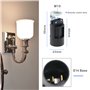 6pcs E14 Bougie Ampoule Titulaire 250V 2A Base de Lampe en Plastique Support de Douille de Lampe pour Fabrication de Lampes Lust