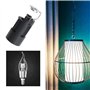 6pcs E14 Bougie Ampoule Titulaire 250V 2A Base de Lampe en Plastique Support de Douille de Lampe pour Fabrication de Lampes Lust
