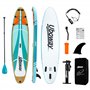 Signstek Planche de Stand up Paddle Gonflable - Planche de Surf Sup - 320 x 81 x 15 cm - Capacité de Charge de 200 kg - Légère -