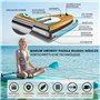 Signstek Planche de Stand up Paddle Gonflable - Planche de Surf Sup - 320 x 81 x 15 cm - Capacité de Charge de 200 kg - Légère -
