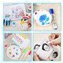 12 Couleurs Marqueur Peinture Acrylique Pour Porcelaine, Passe Au Lave-vaisselle, Stylos en Céramique pour Peindre et Décorer po