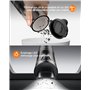 tomons Aspirateur à Main, Aspirateur à Main sans Fil de 14000PA 3-en-1 avec Filtre HEPA Multi-Filtration, avec LED, Aspirateur C