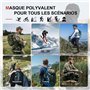 1TG Tactical Cagoule Balaclava,Polyvalent Respirant Masque Complet Coupe-Vent Balaclavas Cagoule Masque De Ski,Protection UV pou