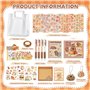 DVDGSC Coffret Scolaire Kabibara Capybara pour Filles : Ensemble de Papeterie Kawaii avec stylos, Porte-clés et Autocollants – F