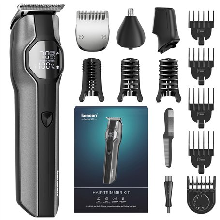 Tondeuse Cheveux Hommes(Noir+gris)