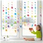 12Pcs Décoration à Suspendre Rentrée Scolaire Guirlande Lettre Nombre Point Multicolore Bannière Enfant pour Maternelle Chambre 