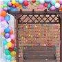 12Pcs Décoration à Suspendre Rentrée Scolaire Guirlande Lettre Nombre Point Multicolore Bannière Enfant pour Maternelle Chambre 