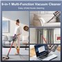 Avamia Aspirateur Balai sans Fil, Jusqu'à 55 Minutes, Aspirateur sans Fil avec Écran LED, Batterie Amovible, Anti-emmêlement, po