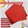 PYAILI Anniversaire Vaisselle de fete 96 Pièces Rouge Party Assiettes en Papier Set Assiettes de Fête Papier Tasses Serviettesr,