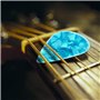 Support Mural pour Guitare Support de Guitare 2 Pack Compatible avec Acoustique Basse Electrique Banjo Ukulele Fiddle(Mediators 