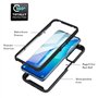LINER Coque pour TCL 20L+/TCL 20L Plus/TCL 20 5G/TCL 20S/TCL 20L, [avec L'écran Intégré] Étui Transparente Rigide PC et Souple T
