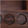 Support de tassage à café en bois 4 en 1 en noyer avec boîte à scories, distributeur de café pour cafés, cuisines, bureaux