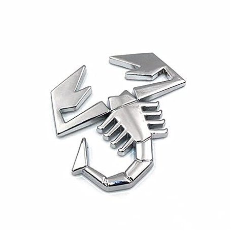 uULiit Voiture 3D Emblèmes pour Abarth 500 595 695 124 Grande Punto Stilo Bravo