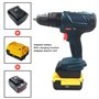 Raguso Adaptateur de Batterie vers Stanley Adaptateur D'outil électrique pour Batterie LiIon 20V Converti pour Bosch 18V avec Ch