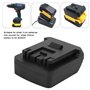 Raguso Adaptateur de Batterie vers Stanley Adaptateur D'outil électrique pour Batterie LiIon 20V Converti pour Bosch 18V avec Ch