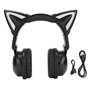 PenRux Écouteurs à Oreilles de Chat, Casque Bluetooth Supra-auriculaire, Casque de Jeu Pliable, écouteurs Bluetooth à Oreilles d
