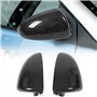 Tbest Coque de Rétroviseur de Voiture, Boîtier de Rétroviseur Extérieur en Fibre de Carbone pour Rétroviseur Latéral de Porte de