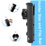 Support de Canne à pêche pour Chaise Bike Motorcycle 360 ​​° Polaire à pêche réglable avec Base de Montage, Cordon élastique et 