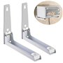Support de fixation murale pliable pour four à micro-ondes - Blanc
