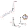 Support de fixation murale pliable pour four à micro-ondes - Blanc