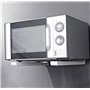 Support de fixation murale pliable pour four à micro-ondes - Blanc
