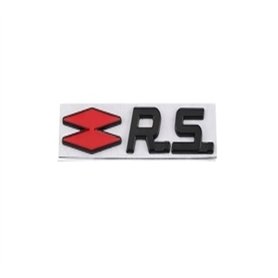 MhaRt yzw6688 Autocollant de Voiture en métal GT RS Sport Badge emblème Compatible avec Logan Clio Megane Kangoo 1 2 3 4 Captur
