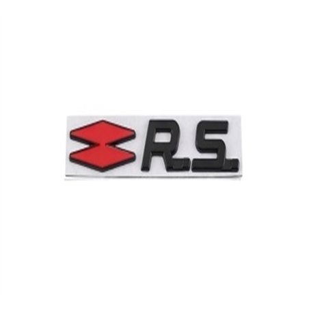 MhaRt yzw6688 Autocollant de Voiture en métal GT RS Sport Badge emblème Compatible avec Logan Clio Megane Kangoo 1 2 3 4 Captur