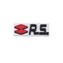MhaRt yzw6688 Autocollant de Voiture en métal GT RS Sport Badge emblème Compatible avec Logan Clio Megane Kangoo 1 2 3 4 Captur