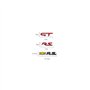 MhaRt yzw6688 Autocollant de Voiture en métal GT RS Sport Badge emblème Compatible avec Logan Clio Megane Kangoo 1 2 3 4 Captur 