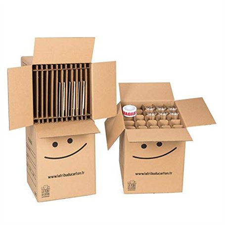 LA TRIBU DU CARTON Kit Déménagement Vaisselle