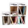 Lot de 5 cartons renforcés pour vinyles Blanc