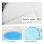 Tampons de vadrouille réutilisables 15pcs Absorbant à Eau Pads VALONS 5, 9 ＆ 6, 3 Pouces Easy Nettoyage Remplacements de Recharg