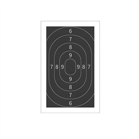 Accurize Ciblet Ciblet Pistole 5 m pour entraînement au feu sec