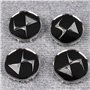 LyTTuu 4 Pièces Voiture Cache Moyeux pour DS DS3 DS4 DS5 DS4S DS6 DS5LS Centre Jante Capuchons Enjoliveurs Décoration Couvercle