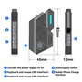 cigemay Convertisseur Clavier Souris avec 3 Ports USB 1 Port USB C, Bluetooth 5.0 Téléphone Portable Tablette Game Throne Clavie